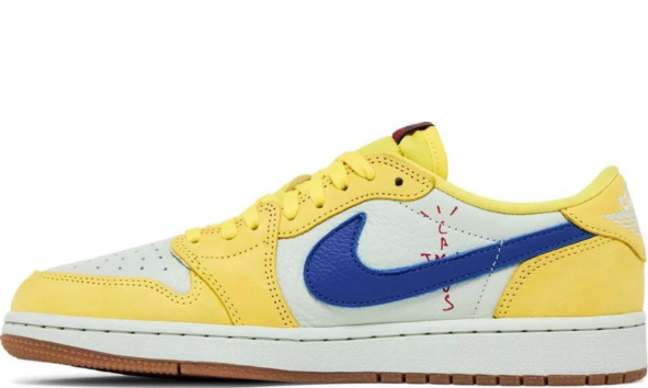 WMNS Nike Air Jordan 1 Retro Low OG SP x Travis Scott 'Canary'