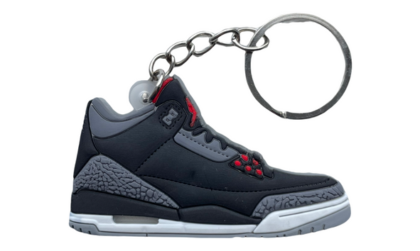 Sneaker Keychain - Jordan 3 'Black Cement'