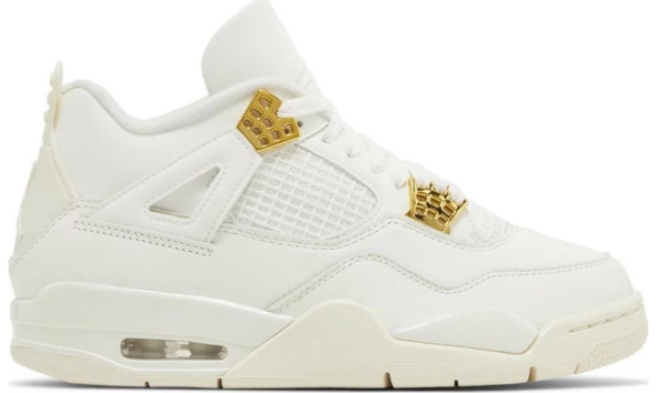 WMNS Nike Air Jordan 4 Retro 'Metallic Gold'