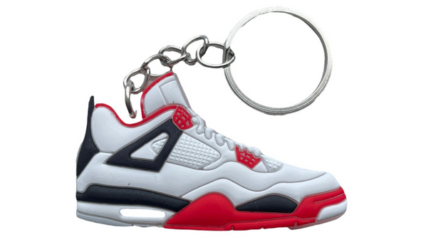 Sneaker Keychain - Jordan 4 ‘Fire Red'