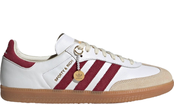 Adidas Samba OG X Sporty & Rich 'White Collegiate Burgundy'