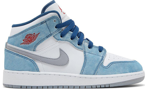 Nike Air Jordan 1 Mid SE 'French Blue' (GS)