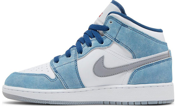 Nike Air Jordan 1 Mid SE 'French Blue' (GS)