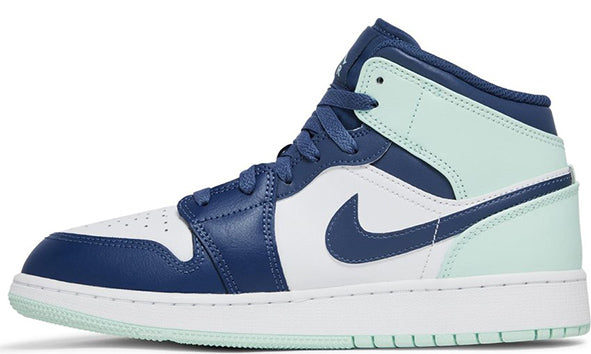 Nike Air Jordan 1 Mid 'Mystic Navy Mint Foam' (GS)