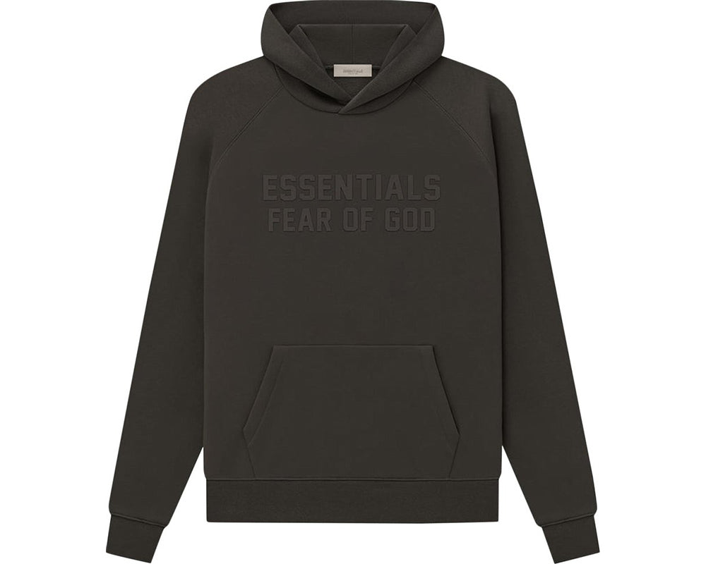 Fear Of God Essentials Pull-Over Hoodie 'Off Black' SS22