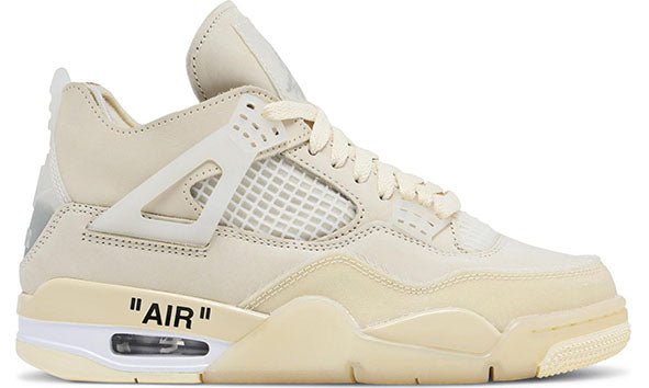 WMNS Nike Air Jordan 4 Retro x Off White 'Sail'