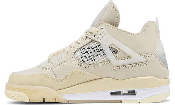 WMNS Nike Air Jordan 4 Retro x Off White 'Sail'