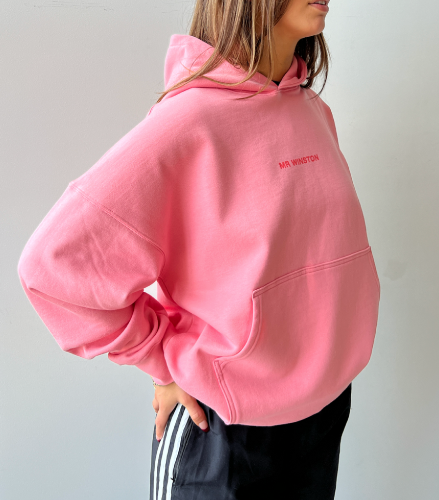 Mr Winston Puff Hoodie 'Vintage Pink'