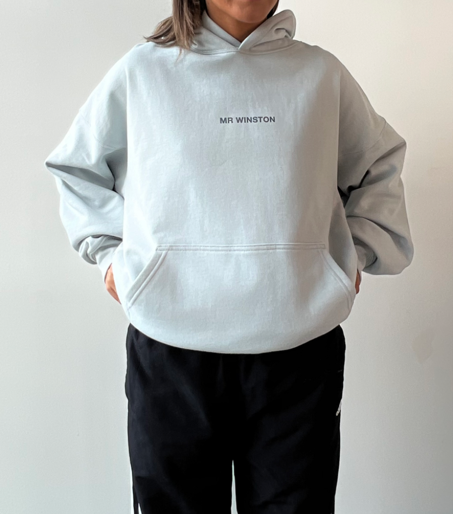 Mr Winston Puff Hoodie 'Soft Grey'