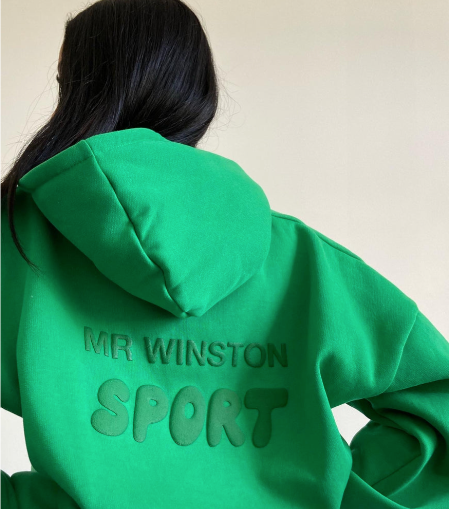 Mr Winston Puff Hoodie 'Irish Green'