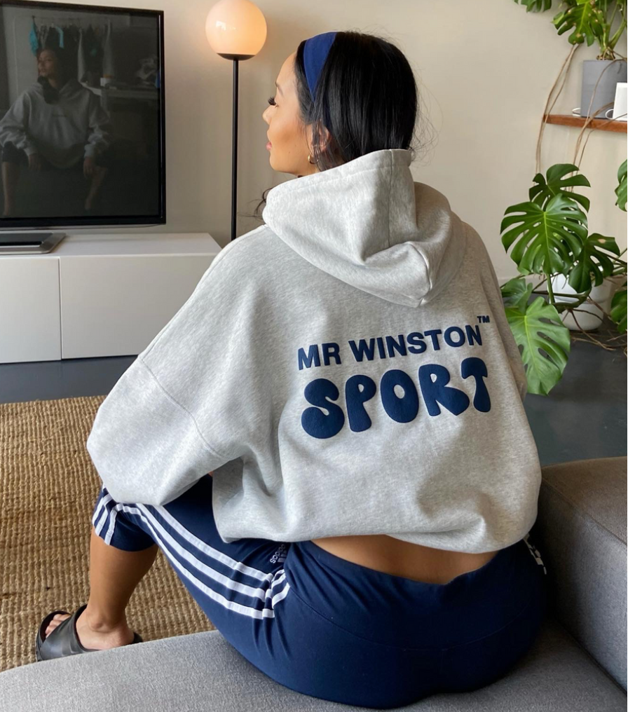 Mr Winston Puff Hoodie 'Navy'