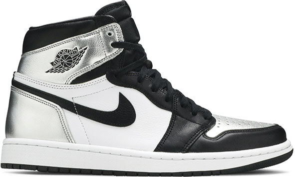 WMNS Nike Air Jordan 1 Retro High 'Silver Toe'