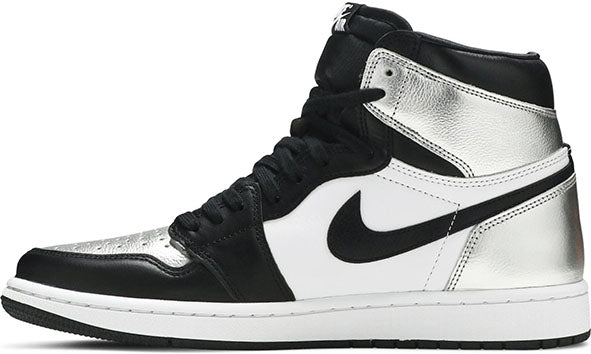 WMNS Nike Air Jordan 1 Retro High 'Silver Toe'