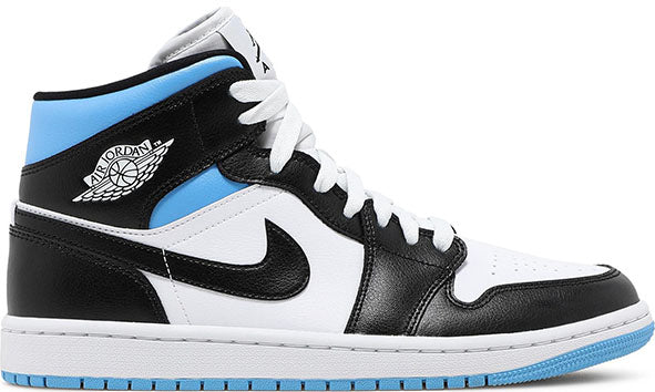 WMNS Nike Air Jordan 1 Mid 'University Black White'