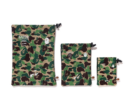 A Bathing Ape ABC Gadgets Pouch Set (FW19) Green