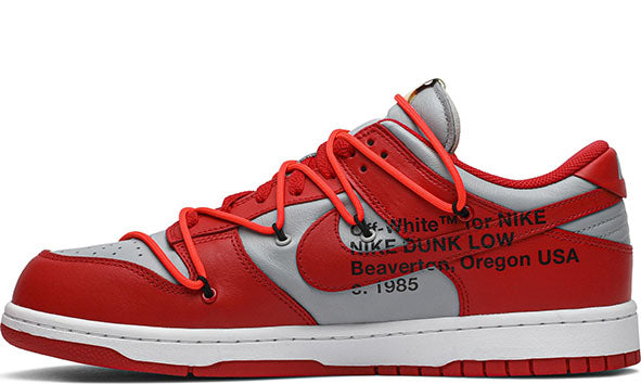 Nike x Off White Dunk Low 'University Red'